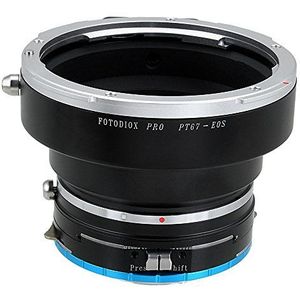 Fotodiox Pro Lens Mount Shift Adapter Pentax 6x7 (P67, PK67) Mount Lenses naar Fujifilm X-serie Mirrorless Camera Adapter - past X-Mount Camera Bodies zoals X-Pro1, X-E1, X-M1, X-A1, X-E2, X-T1