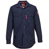Portwest Bizflame 88/12 Shirt Size: 4XL, Colour: Marine, FR89NAR4XL
