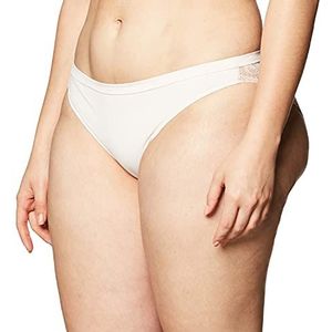 Tommy Hilfiger Damesslip van microvezel met stretch en kant, onderbroek, ondergoed voor vrouwen, panty, roze (pale pink), M