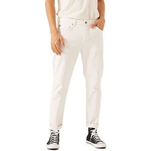 Garcia Heren Broek Denim Jeans, Wit, 29, wit
