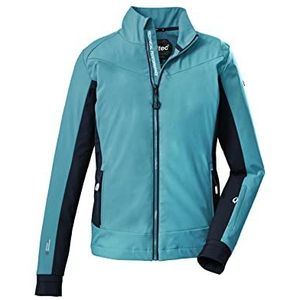 killtec dames Softshelljack met opstaande kraag KOW 102 WMN SFTSHLL JCKT, turquoise, 46, 38592-000