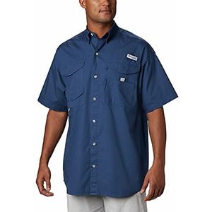 Columbia PFG Bonehead herenshirt met lange mouwen, katoen, ontspannen pasvorm, carbon, XL