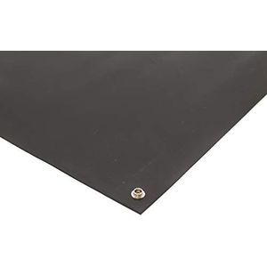 RS PRO Tafel/vloer ESD-mat zwart voor werkbank, vloerbedekking, 2 mm x 600 mm x 1,2 m
