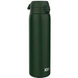 ION8 1 Liter Roestvrijstalen Waterfles, Lekvrij, Makkelijk te Openen, Veilige Vergrendeling, Draaghendel, Vaatwasserbestendig, Duurzame Krasbestendige Verf, 1200ml (40oz), Donkergroen Drinkfles