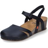 ART 1931 I Live Sandalen met sleehak voor dames, Nappa, zwart, 38 EU