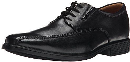 Clarks Heren Tilden Walk Oxford Schoenen, zwart leder, 46 EU