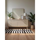 Vloerkleed - Grijs - Polyester - Standaard Formaat