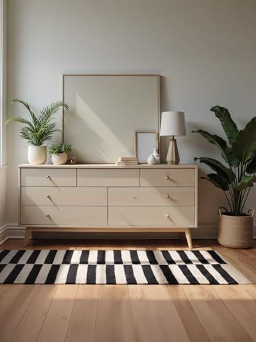 Vloerkleed - Grijs - Polyester - Standaard Formaat