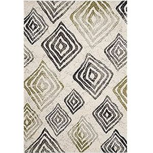Safavieh Woonkamer tapijt, PRL4820, geweven polypropyleen, ivoor/bruin, 120 x 180 cm