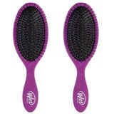 Wet Brush - Originele Ontwarrende Haarborstels - Paars - 2 Stuks - IntelliFlex Borstelharen