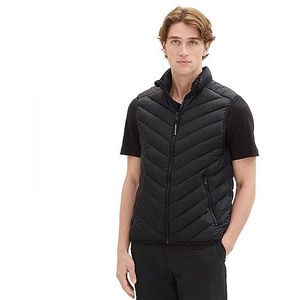 TOM KLEERMAKER lichtgewicht gewatteerd herengilet met opstaande kraag van gerecycled polyester