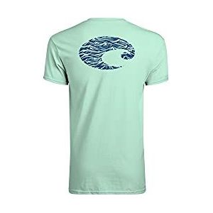 Costa Del Mar Heren Wilson T-shirt met korte mouwen en ronde hals, Chill, L