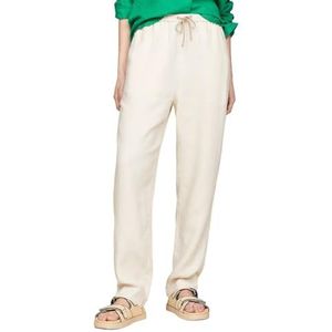 Tommy Hilfiger Dames Casual Linnen Taper Pull ON Pant Licht Beige 38, Licht Beige, 64