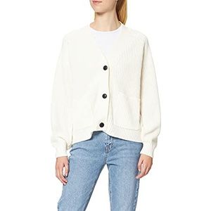 Noisy may Nmtimmy L/S Knit Noos Cardigan voor dames, Sugar Swizzle, S