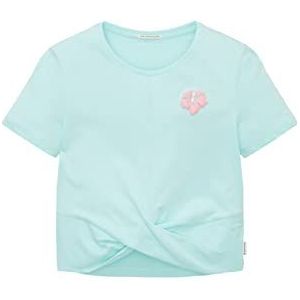 TOM TAILOR Meisjes 1036155 Kinder T-Shirt, 10749-Ocean Tint, 176, 10749 - Ocean Tint, 176 cm