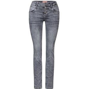 STREET ONE Jeans met lage taille, Heavy Grey Washed, 30W x 30L