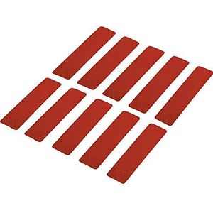 (L x B) 100 mm x 25 mm rood polyethyleen folie RTS25/100-RD Conrad Inhoud: 10 stuks