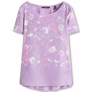 ESPRIT Collection Dames T-Shirt, meerkleurig (Mauve 550), XXS