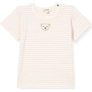 Steiff Unisex baby korte mouwen GOTS T-shirt, Gardenia, 74