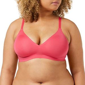 Sloggi Dames Body Adapt Soft Bra Beugelloze beha, ondoorzichtig, roze, citroen, S