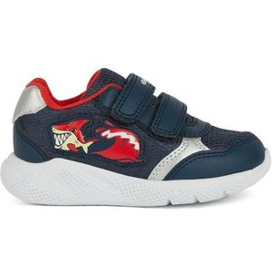 Geox Baby B Sprintye Boy A Sneakers voor jongens, rood (navy red), 22 EU