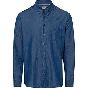 BRAX Heren Style Daniel U Denim Modieus jeanshemd hemd, kobalt, S, blauw, S