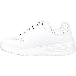 Skechers Uno Lite Love Brights Sneaker meisjes,Witte Pu Multi Trim,32 EU