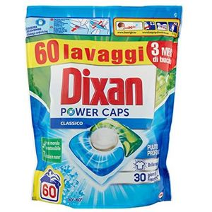 Dixan PowerCaps voorgedoseerd wasmiddel uit capsules, 60 capsules (wasladingen) - 900 g
