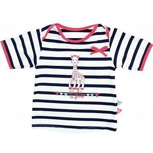 MayoParasol - Tee UV-beschermend T-shirt voor baby's, meisjes, Sophie in cruise, marineblauw, Wit, 6 Maanden