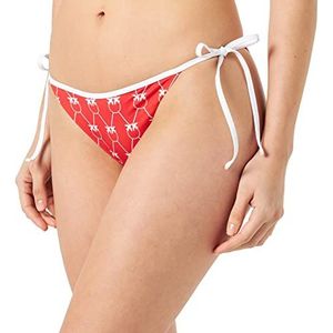Pinko santante bikini tecno jer ondergoed dames, Rz1_rood/wit, XS