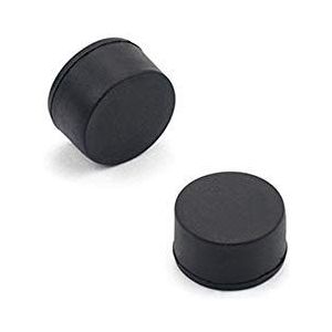 Magneet Expert 15mm dia x 8mm dik rubber gecoat N42 Neodymium magneet - 5,9kg Pull (Pak van 10)