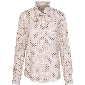 SEIDENSTICKER Blouse ' Schwarze Rose '  beige / zwart