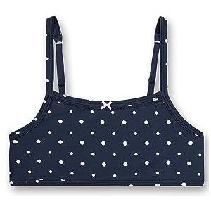 Sanetta Bustier voor meisjes, blauwe sportbeha, Nordic Blue., 140 cm