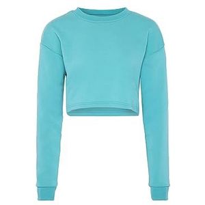 incus Sweatshirt voor dames, turquoise, L