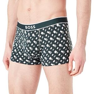 BOSS Heren Boxer onderbroek Shorts Trunk 24 Print, Open Green344, S