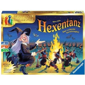 Ravensburger Verlag GmbH Ravensburger 26425 - Heksendans, gevarieerd familiespel voor volwassenen en kinderen vanaf 8 jaar, ideaal voor spelavonden met vrienden of familie voor 2-6 spelers: het betoverende puzzelspel