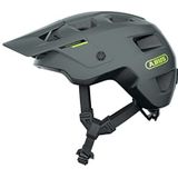ABUS MTB-helm MoDrop - robuuste fietshelm met goede ventilatie voor mountainbikers - individuele pasvorm - voor dames en heren - mat grijs, maat M