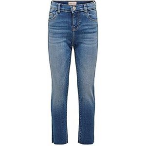 Kids ONLY Konemily St Raw Med Blue Noos Jeans voor meisjes, blauw (medium blue denim), 146 cm