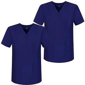MISEMIYA - Verpakking van 2 stuks, unisex, gezondheidsuniformen, uniform, medische uniform, ref. 817 x 2