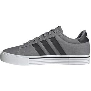 adidas Unisex Daily 4.0 lage schoenen zonder voetbal, Grijze Kern Zwart Ftwr Wit, 47 1/3 EU