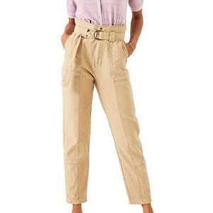 Garcia Damesbroek Non Denim Broek, iced Coffee, XS, Iced Coffee, XS