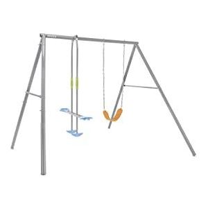 Intex 44122 - Swing Set grijs, kinderzitje en schommel, 249 x 249 x 203 cm