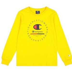 Champion Shirt met lange mouwen voor kinderen en jongeren, Citroen, 15-16 jaar