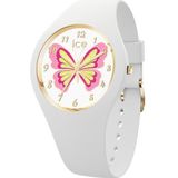 Ice-Watch - ICE fantasia Butterfly lily - Wit Meisjeshorloge met kunststof band - 021951 (Extra small)