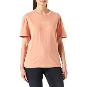 Lee T-shirt voor dames met ronde hals, Bright Coral., XS