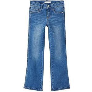 NAME IT Skinny Fit Jeans Bootcut, donkerblauw (dark blue denim), 134 cm