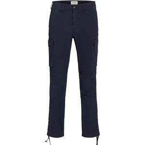 JACK & JONES Heren Jpstace Tucker Cargo AMA Noos, navy, 29W / 30L