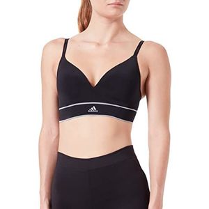 Adidas Sports Underwea Naadloze beugelbeha voor dames, zwart, XL
