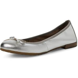 Marco Tozzi Dames 2-22100-41 ballerina's, zilver, 37 EU, zilver, 37 EU