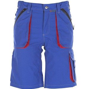 Planam Maat XXL Heren Basalt Shorts Korenblauw rood Model 2841